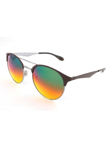 Ray Ban Okulary przeciwsłoneczne unisex w kolorze brązowo-zielono-pomarańczowym