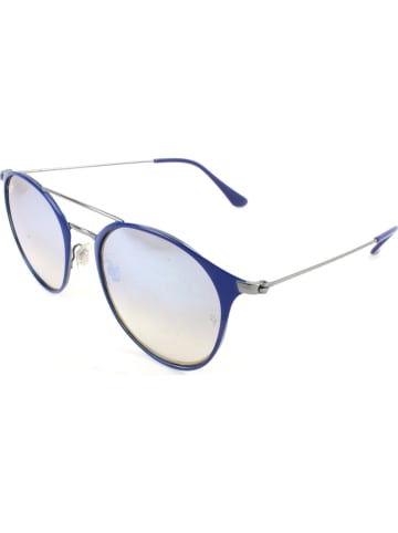 Ray Ban Unisekszonnebril donkerblauw/zilverkleurig