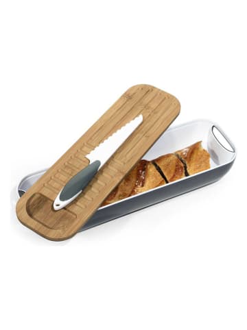 COOK CONCEPT 3-częściowy zestaw w kolorze szaro-brązowym do chleba