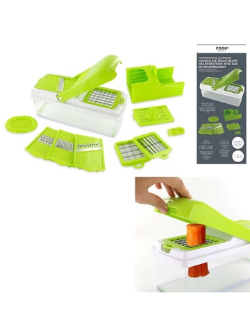 COOK CONCEPT Multireibe in Grün/ Weiß - (B)27,5 x (H)12,5 x (T)11,5 cm