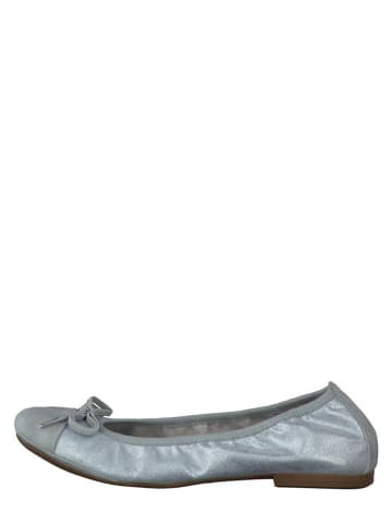 Tamaris Baleriny w kolorze srebrnym