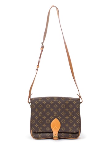 Louis Vuitton Tweedehands schoudertas "Cartouchiere GM" bruin - (B)25 x (H)21 x (D)7 cm