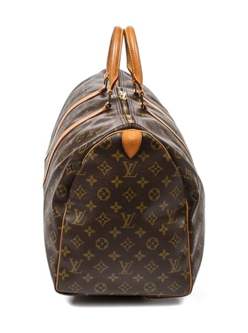 Louis Vuitton Weekendtas "Keepall" bruin - (B)50 x (H)26 x (D)22 cm