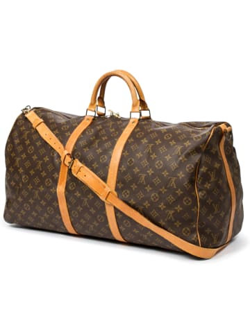 Louis Vuitton Torba podróżna "Keepall Bandouliere" w kolorze brązowym - 60 x 31 x 26 cm