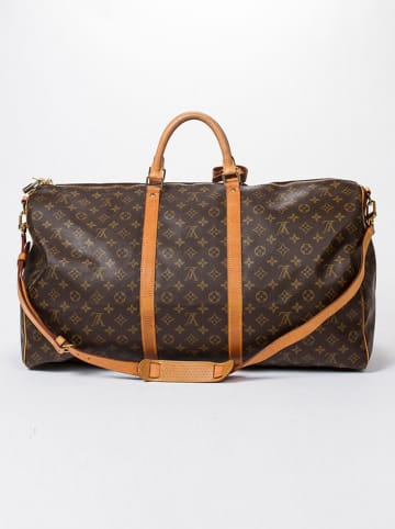 Louis Vuitton Weekender "Keepall Bandouliere 60" in Braun - (B)60 x (H)26 x (T)31 cm