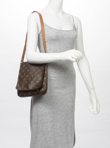 Louis Vuitton Tweedehands schoudertas bruin - (B)23 x (H)24 x (D)3 cm
