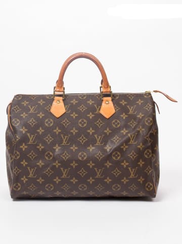 Louis Vuitton Tweedehands handtas "Speedy 35" bruin - (B)35 x (H)22 x (D)17 cm