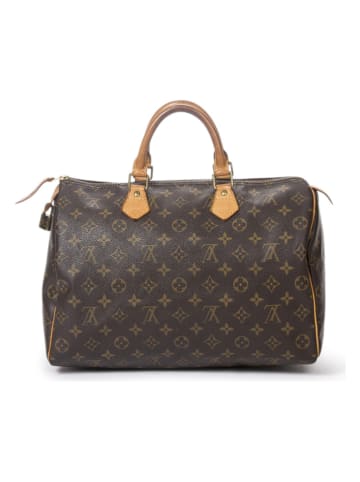 Louis Vuitton Tweedehands handtas "Speedy 35" bruin - (B)35 x (H)22 x (D)18 cm