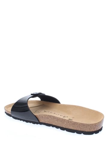 BACKSUN Slippers "Paris" zwart