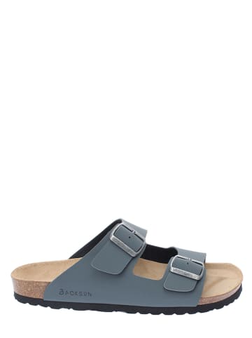 BACKSUN Pantoletten "Bali" in Grau