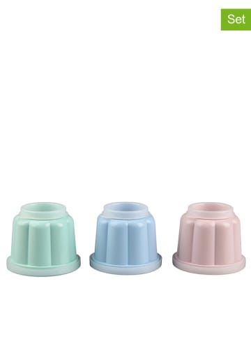 Dr. Oetker 6-delige set: puddingvormen meerkleurig - 150 ml