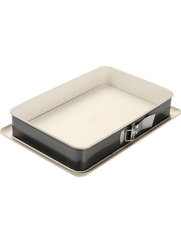 Dr. Oetker Forma w kolorze antracytowo-białym - 42 x 29 cm