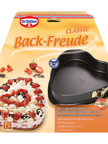 Dr. Oetker Tortownica w kolorze czarnym - 25 x 25 cm