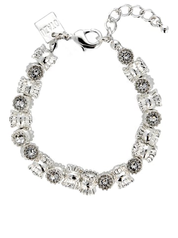 Otazu Posrebrzana bransoletka z kryształami Swarovski