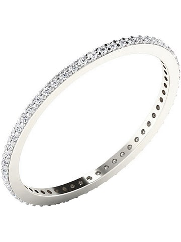 Vittoria Jewels Witgouden ring met diamanten