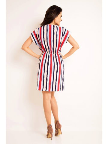 Awama Kleid in Rot/ Bunt