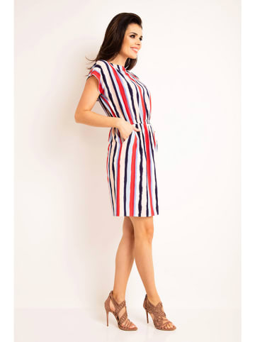 Awama Kleid in Rot/ Bunt