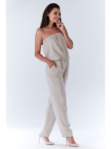 Awama Jumpsuit in Beige