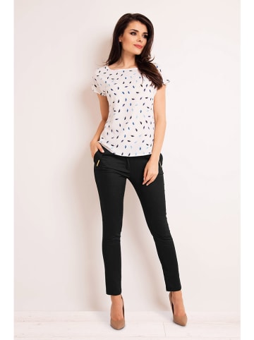 INFINITE YOU Shirt crème/blauw