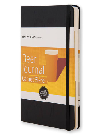 Moleskine Hobby-notitieboek "Bier" zwart - (B)13 x (H)21 cm