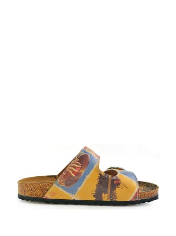 Calceo Slippers geel/meerkleurig