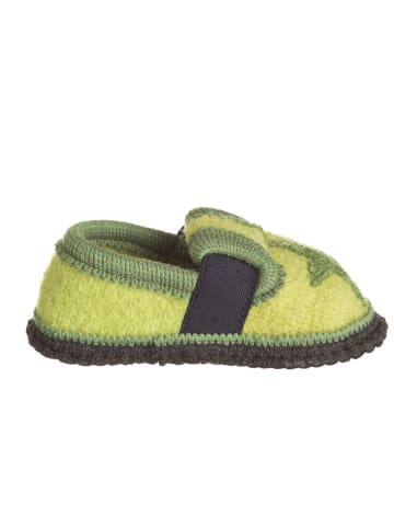 kitz-pichler Pantoffels "Bobby - Ster" lichtgroen