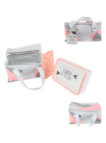 COOK CONCEPT 3-delige lunchset wit/lichtroze