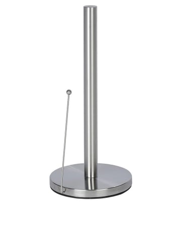 Wenko Roestvrijstalen keukenrolhouder "Clayton" - (H)33 x Ø 15 cm