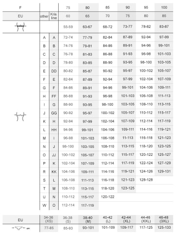 Kris Line Bikini-Oberteil in Dunkelblau/ Weiß