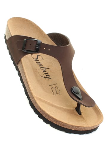 Sunbay Teenslippers donkerbruin