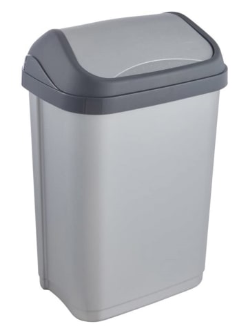 Joybos Mülleimer in Silber/ Grau - 10 l