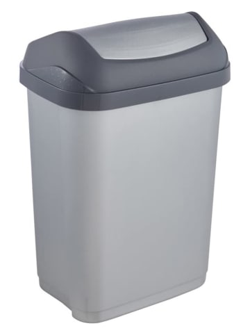 Joybos Mülleimer in Silber/ Grau - 10 l