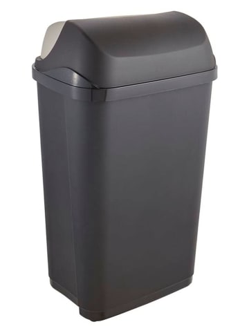 Joybos Afvalbak met klapdeksel grijs - 50 l