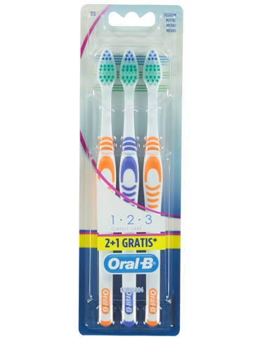 Oral-B 2er-Set: Zahnbürsten "Classic Clean - Mittel" + 1 Gratis