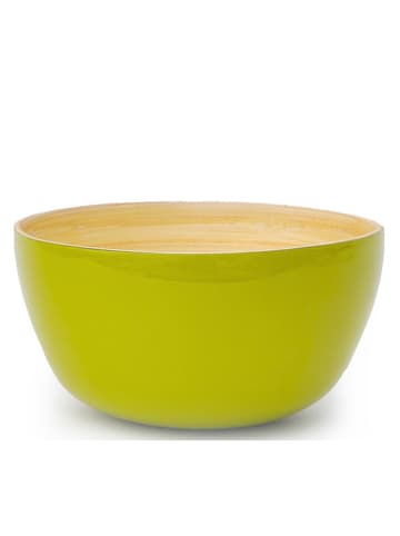 Ekobo Servierschale "Bo" in Grün - (H)7 x Ø 14 cm