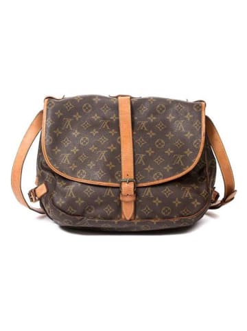Louis Vuitton Schoudertas "Saumur" bruin - (B)35 x (H)26 x (D)24 cm