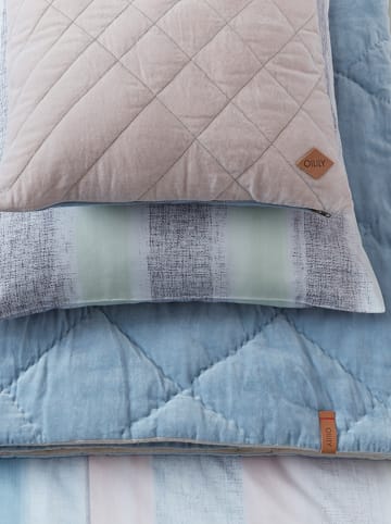 Oilily Kissen "Marshmallow" in Grau/ Rot