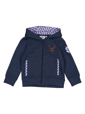 Isartrachten Sweatvest donkerblauw