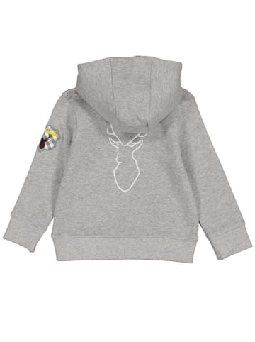 Isartrachten Trachtensweatjacke in Hellgrau