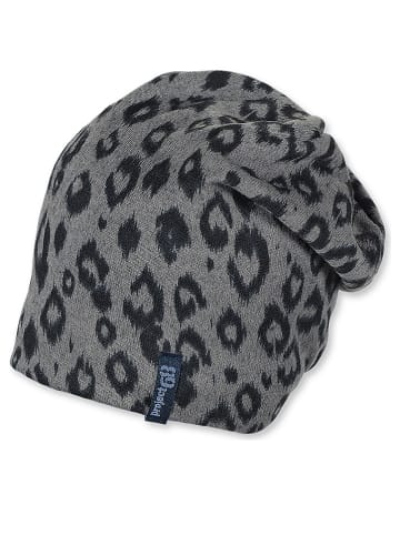 Sterntaler® Mütze in Schwarz/ Grau