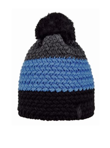 Döll Gebreide muts grijs/blauw