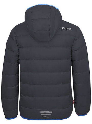 Trollkids Donsjas "Dovrefjell" antraciet/blauw