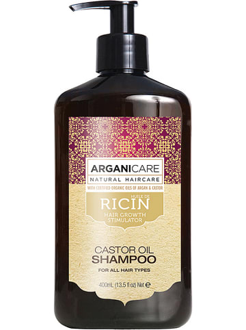 Argani Care Shampoo "Castor Oil - für alle Haartypen", 400 ml