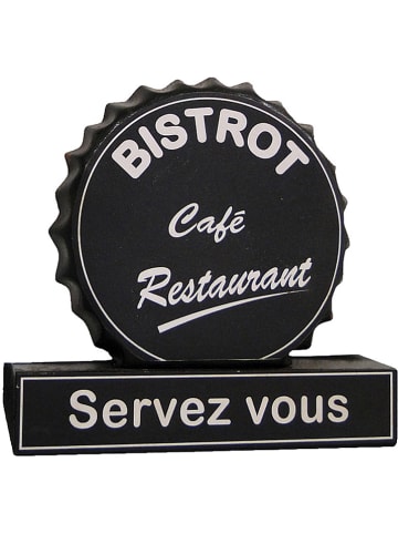 Anticline Serviettenhalter in Schwarz - (B)12,5 x (H)12,5 x (T)7 cm