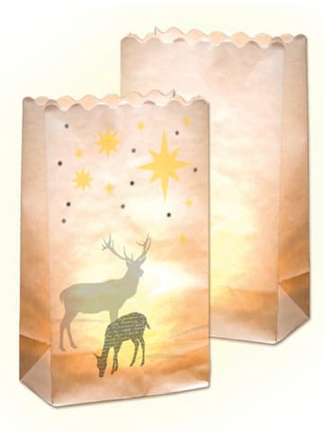 folia PAPER Lampiony (10 szt.) w kolorze białym