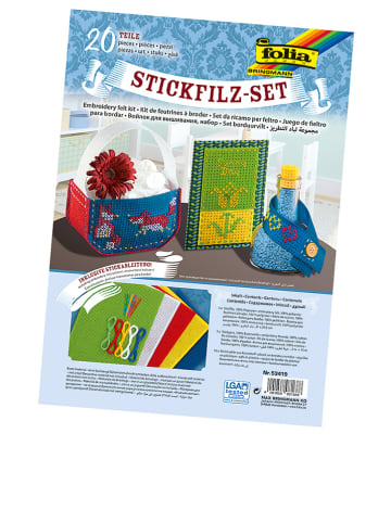 Folia Plakviltset meerkleurig