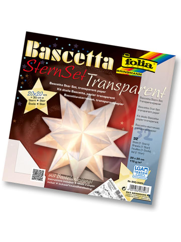 folia PAPER Zestaw w kolorze białym do origami - Ø 30 cm