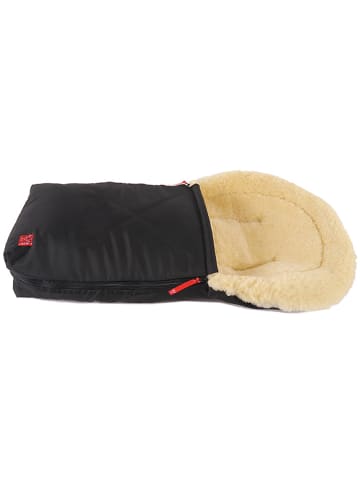 Kaiser Naturfellprodukte Voetenzak met lamsvacht "Emmi" zwart - (L)80 x (B)37 cm