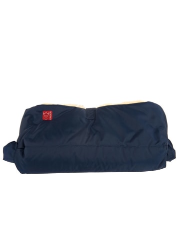 Kaiser Naturfellprodukte Handwarmer met lamsvacht "Big Double" donkerblauw - (L)45 x (B)22 cm