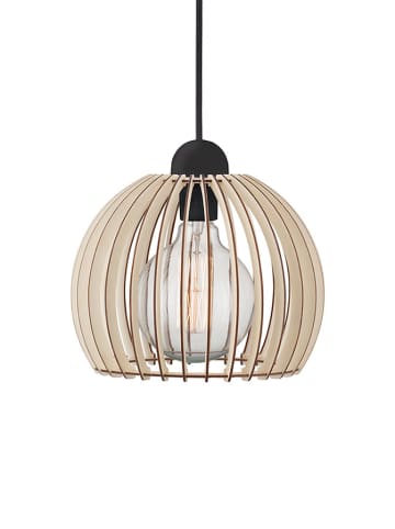 Nordlux Lampa wisząca "Chino" w kolorze czarno-beżowym - Ø 25 cm